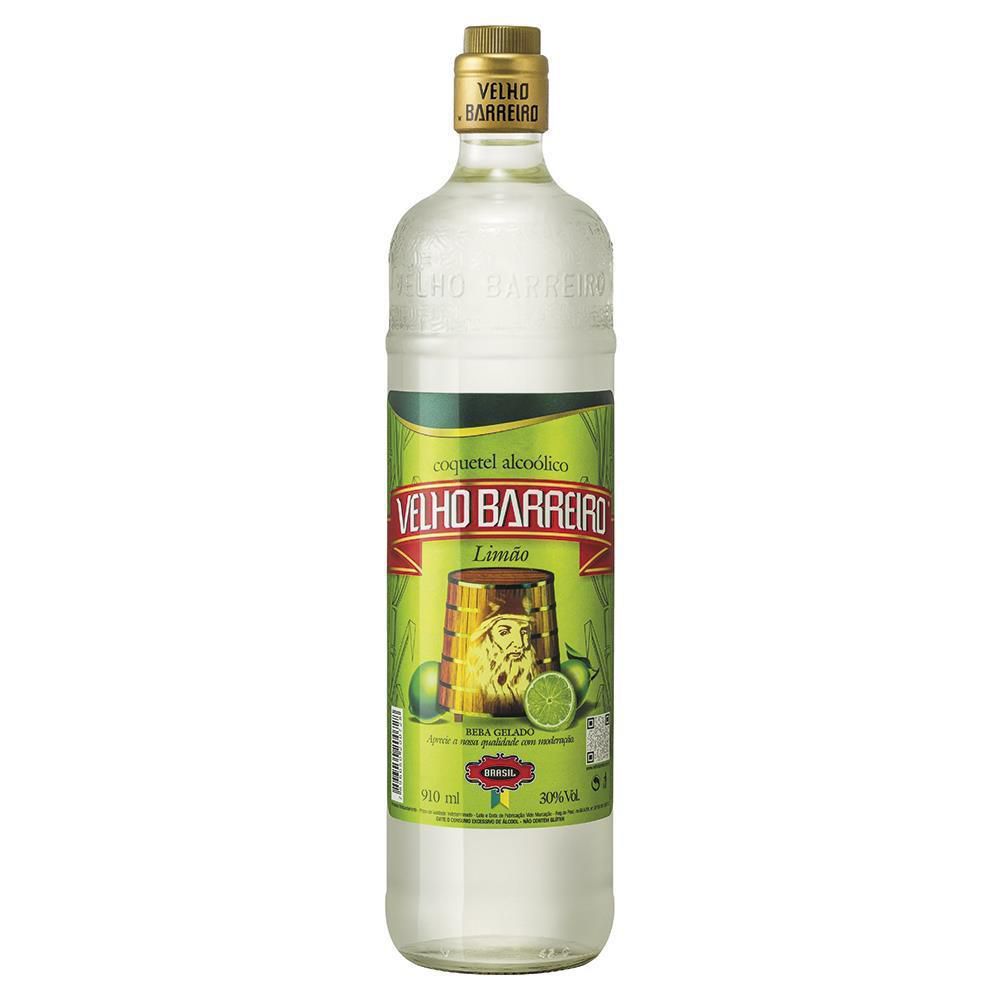 Cachaça Adoçada Velho Barreiro 910ml - mobile-superprix