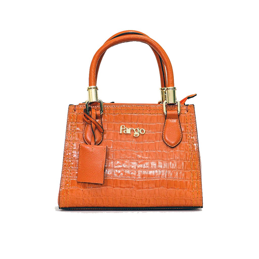 crocodile embossed handbolsas