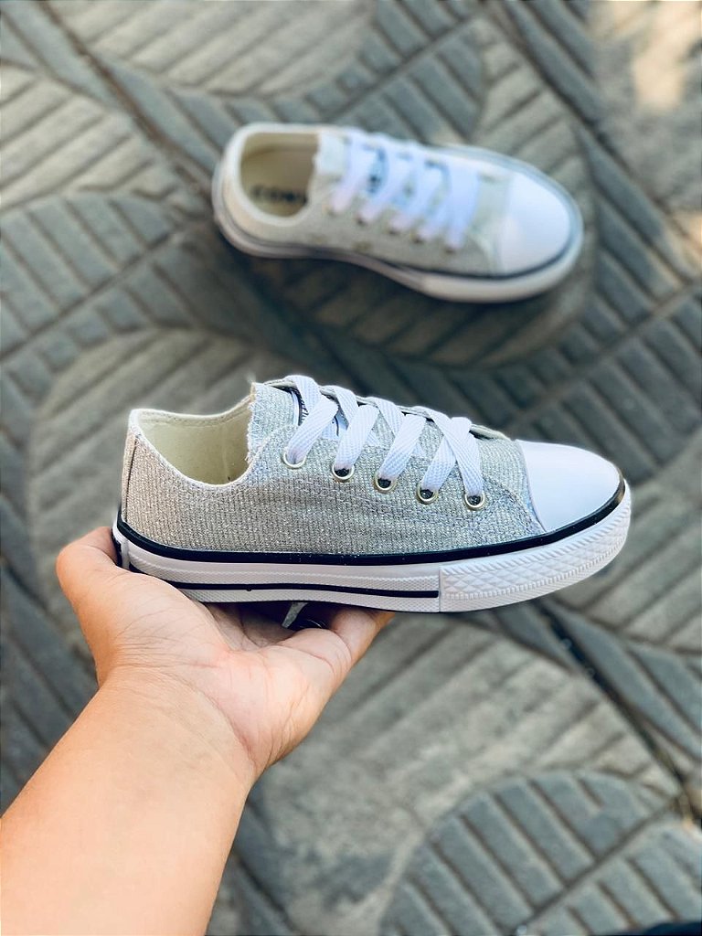 tenis com brilho adulto