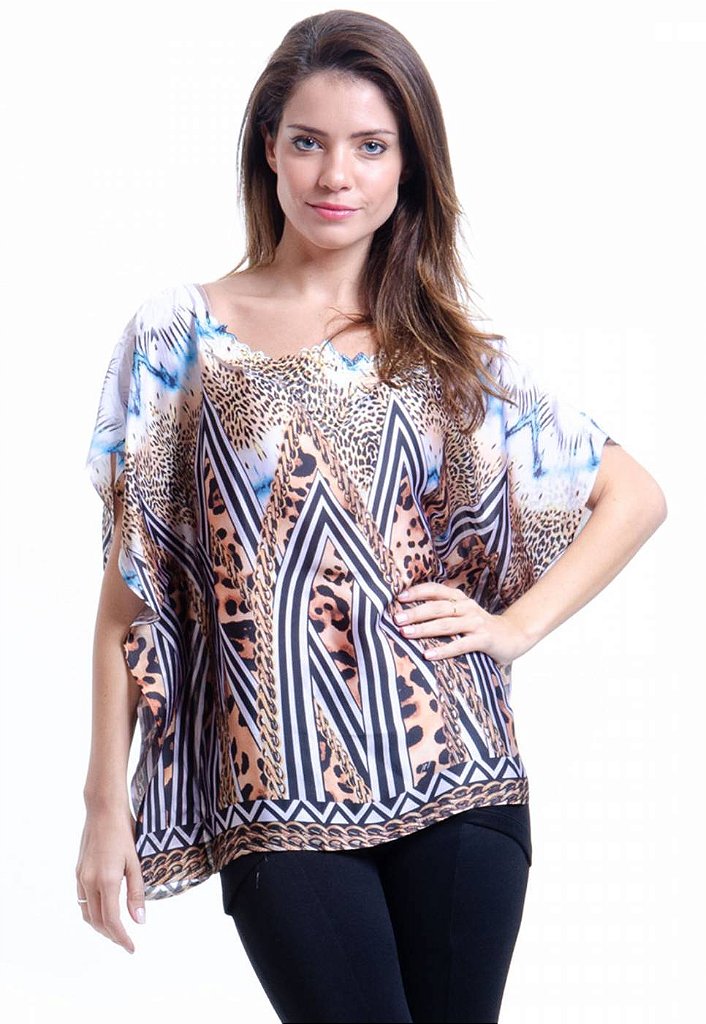 blusa de cetim marrom
