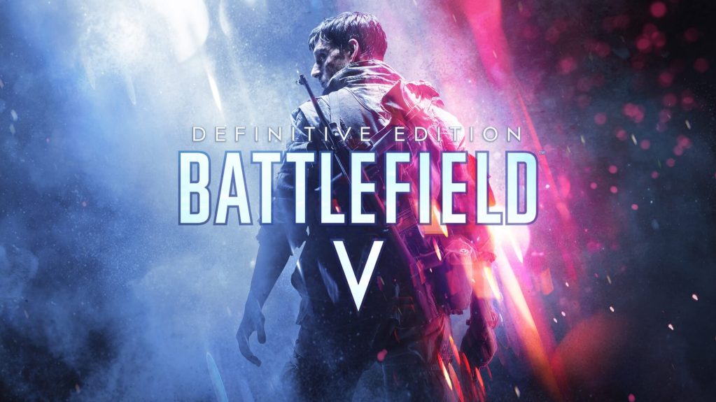 Banner do game Battlefield V Standard Edition em mídia digital para PS4