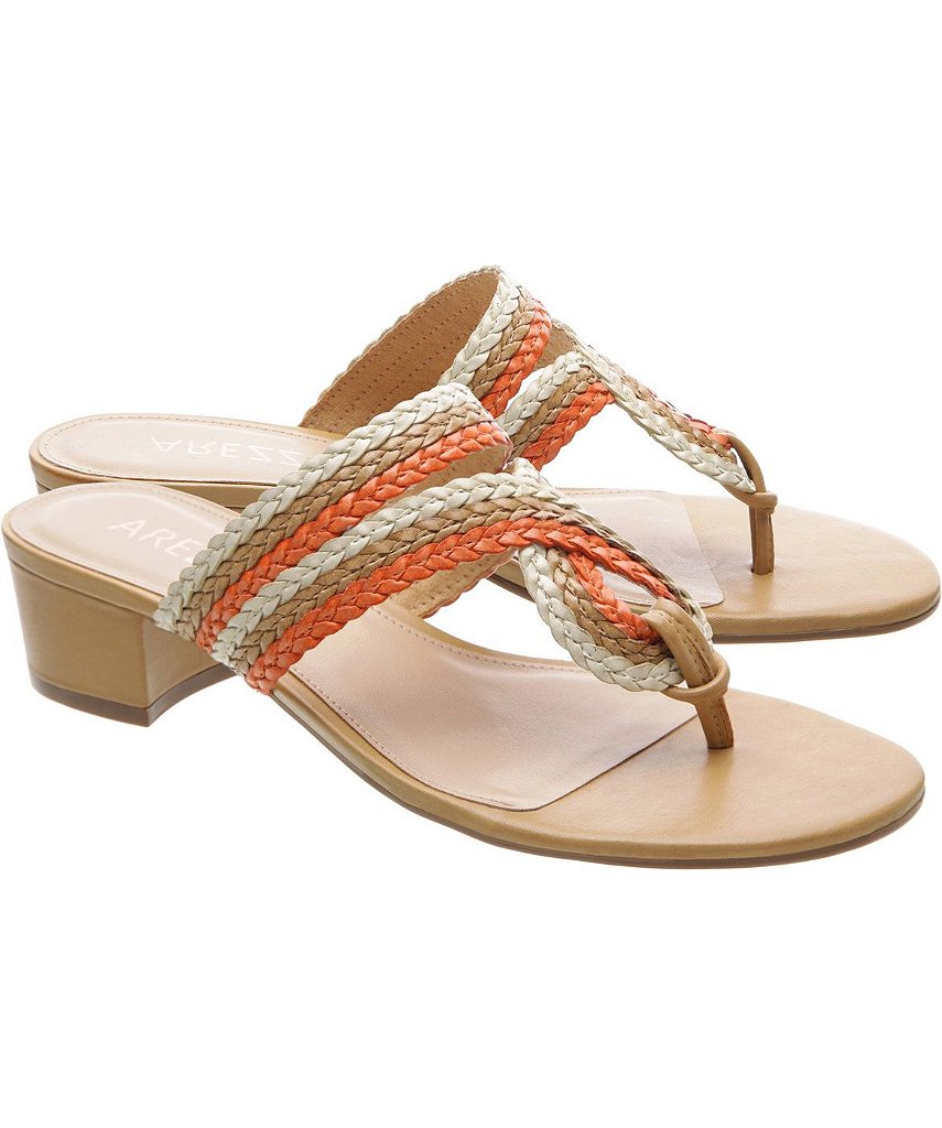sandalia coral arezzo