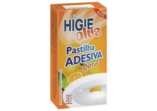 Pastilha adesiva sanitária c/ 3 Higieplus - Canaveral Itajaí