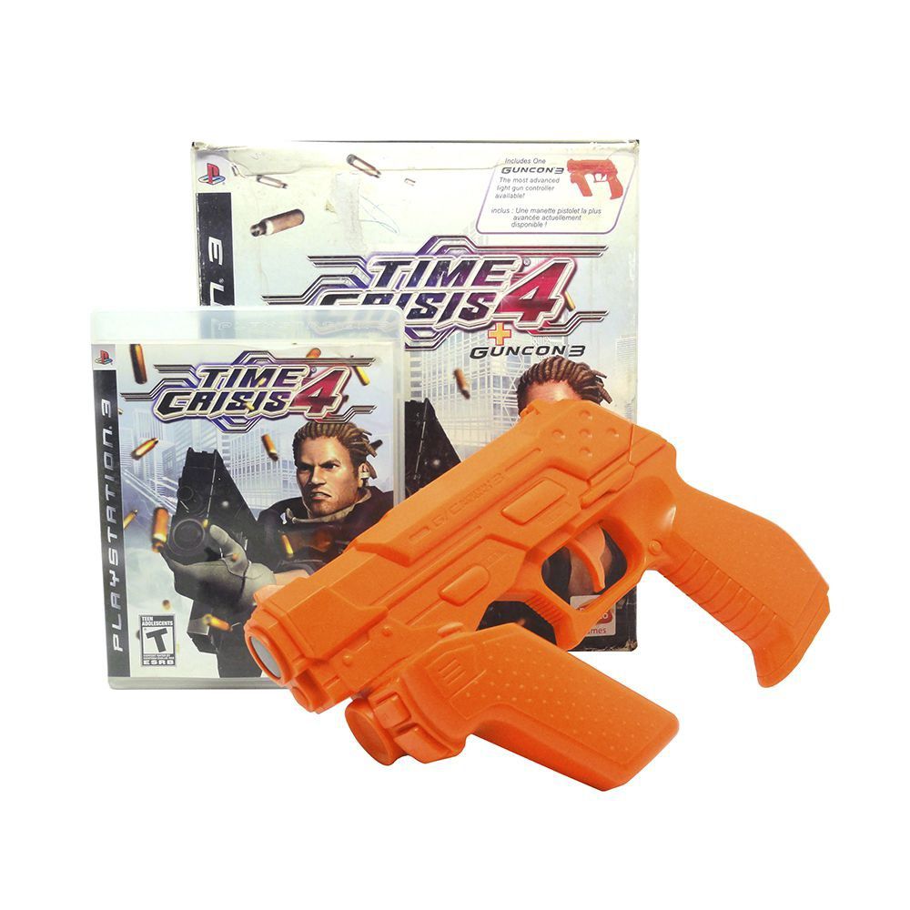 Time Crisis 4 + Guncon 3 Seminovo - PS3 - Stop Games - A loja de