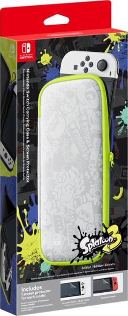 Case Nintendo Switch e Screen Protector Splatoon 3 Edition