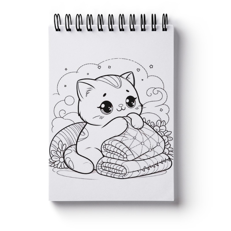 caderno de desenho para colorir