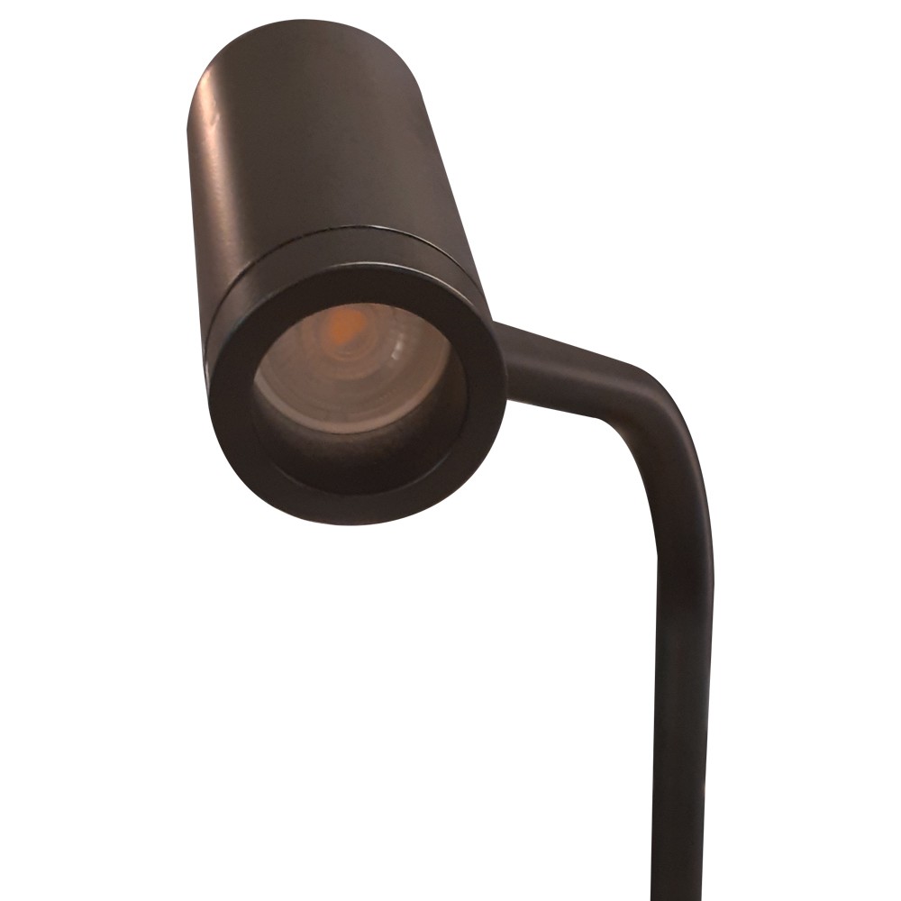 Coluna 861/1 Preta Foco 20x151cm para 1 Lampada Mini Dicroica MR11