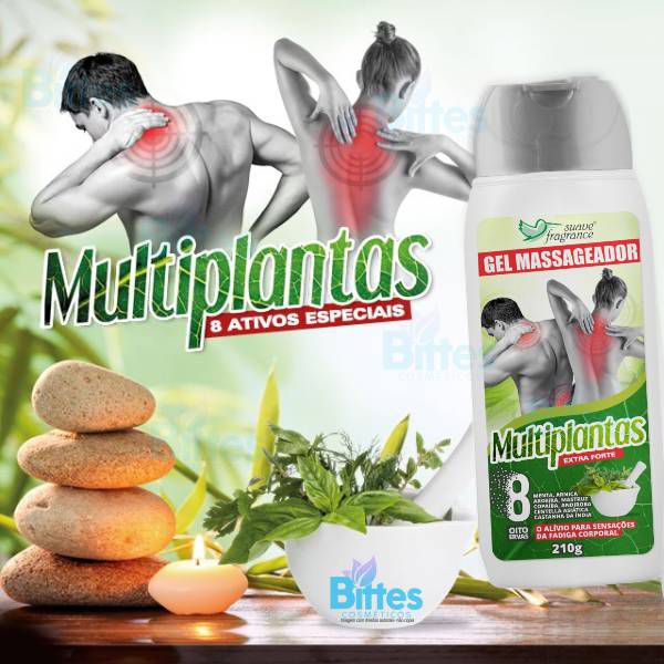 SENS DU BEAU NO.600ST ダイエットサプリ Comprar Gel Multiplantas Suave Fragrance Massageador Extra Forte