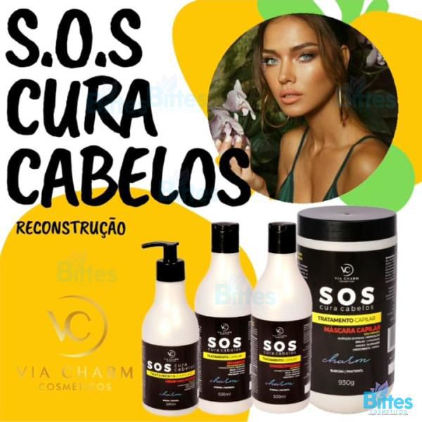 Kit Tratamento Vitacharm Babosa (Aloe Vera) Shampoo +