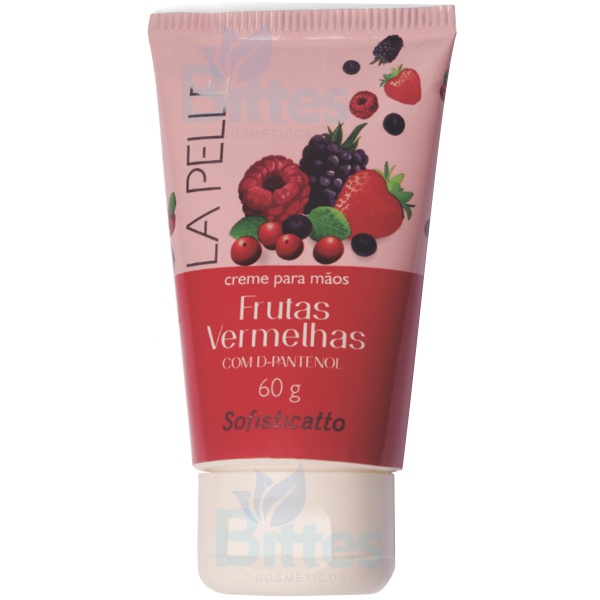 CREME PARA AS MÃOS FRUTAS VERMELHAS SOFISTICATTO COSMÉTICOS LA