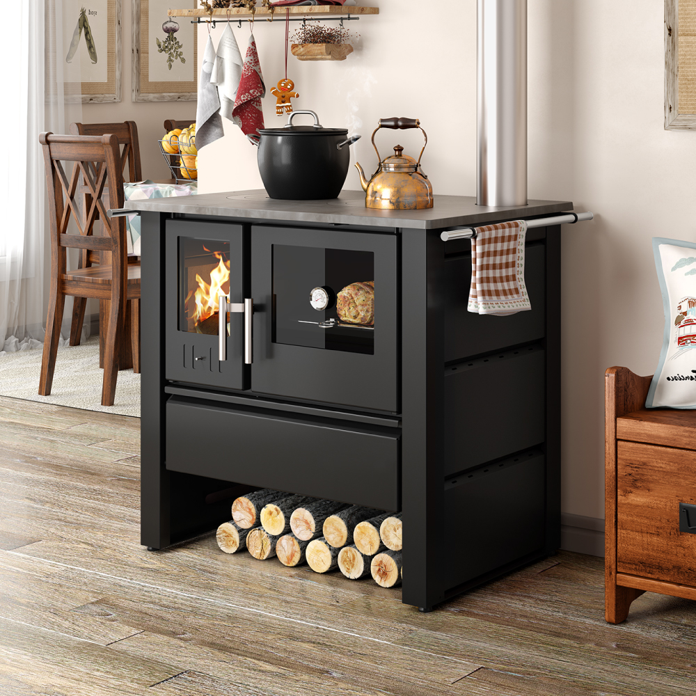 FOGÃO A LENHA DE DUPLA COMBUSTÃO FUSION LIV805 - Fire Place - Loja