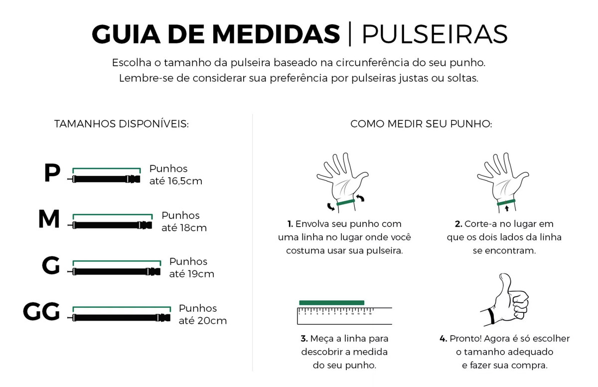 Guia de Medidas - Anna Joias e Acessórios