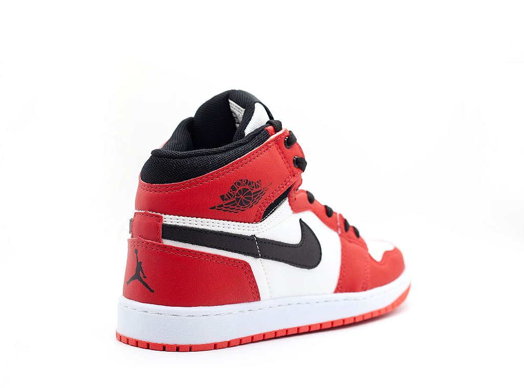 Nike Air Jordan 1 Retro Vermelho/Branco - Coalla Loja