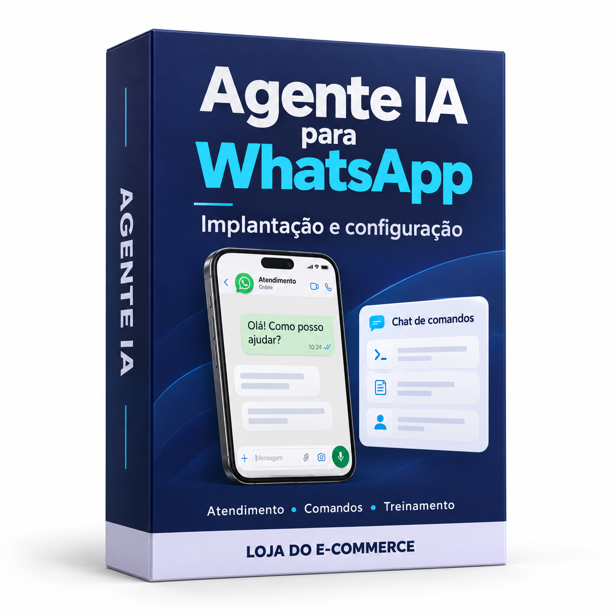 Capa do serviço Implantação WhatsApp Agente IA da Loja Do E-commerce