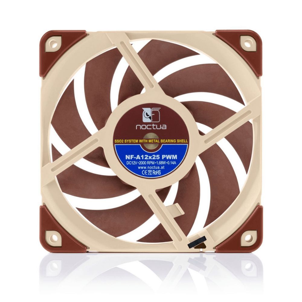 Noctua NF-A12x25 PWM 120mmファン 3個セット 動作品 Cooler FAN NF-A12x25 PWM 120mm 2000 RPM - PcCold