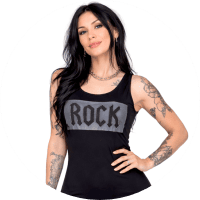 Camisetas femininas Art Rock