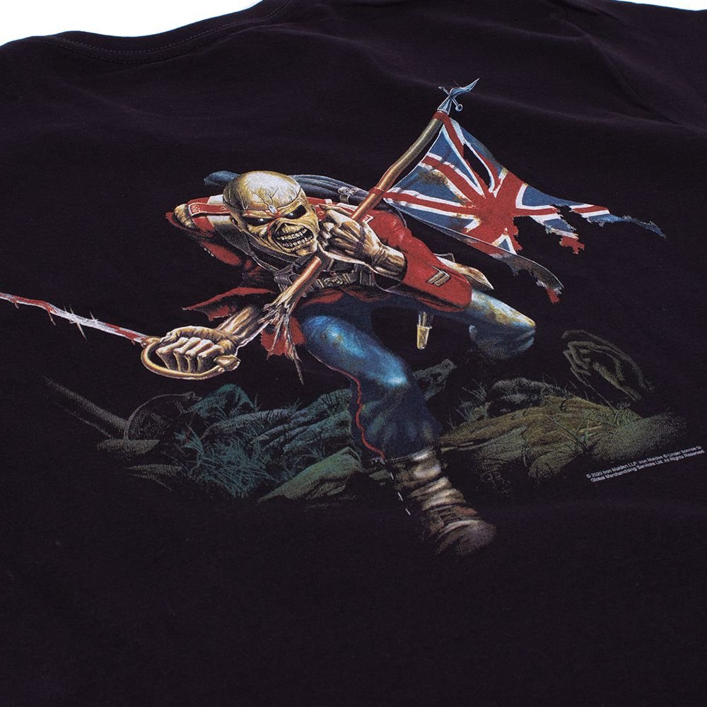 Camiseta Iron Maiden The Trooper Preta Oficial Viva a Vida com Arte Viva com Art Rock