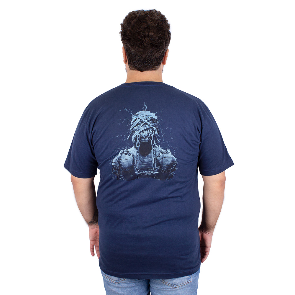 Camiseta Plus Size Iron Maiden Power Slave - Art Rock Camisetas
