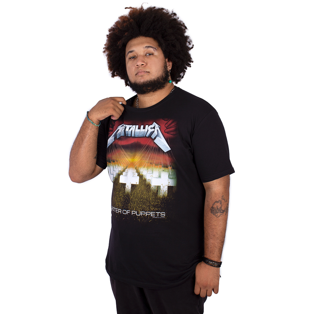 Camiseta Plus Size Metallica Master Of Puppets - Art Rock