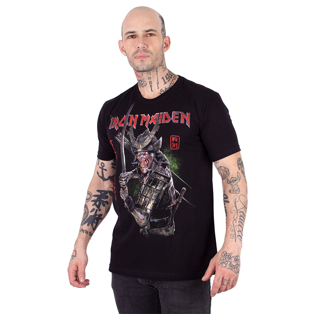 Camiseta Iron Álbum Senjutsu Preta - Art Rock Camisetas - Desde 1992