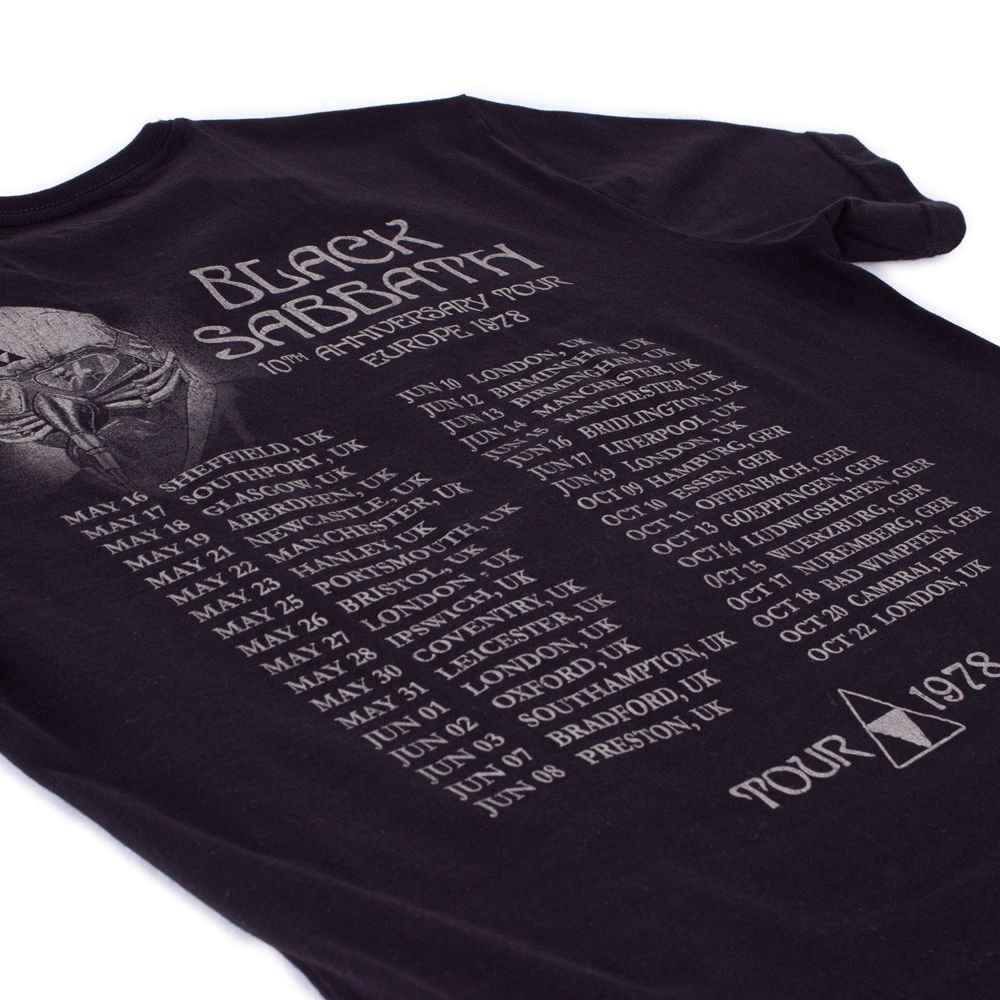Camiseta Black Sabbath Máscara Tour 78 Preta Oficial - Art Rock