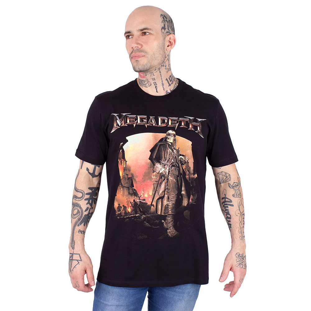 洋楽 MEGADETH Camiseta Megadeth The Sick Preta Oficial - Art Rock Camisetas