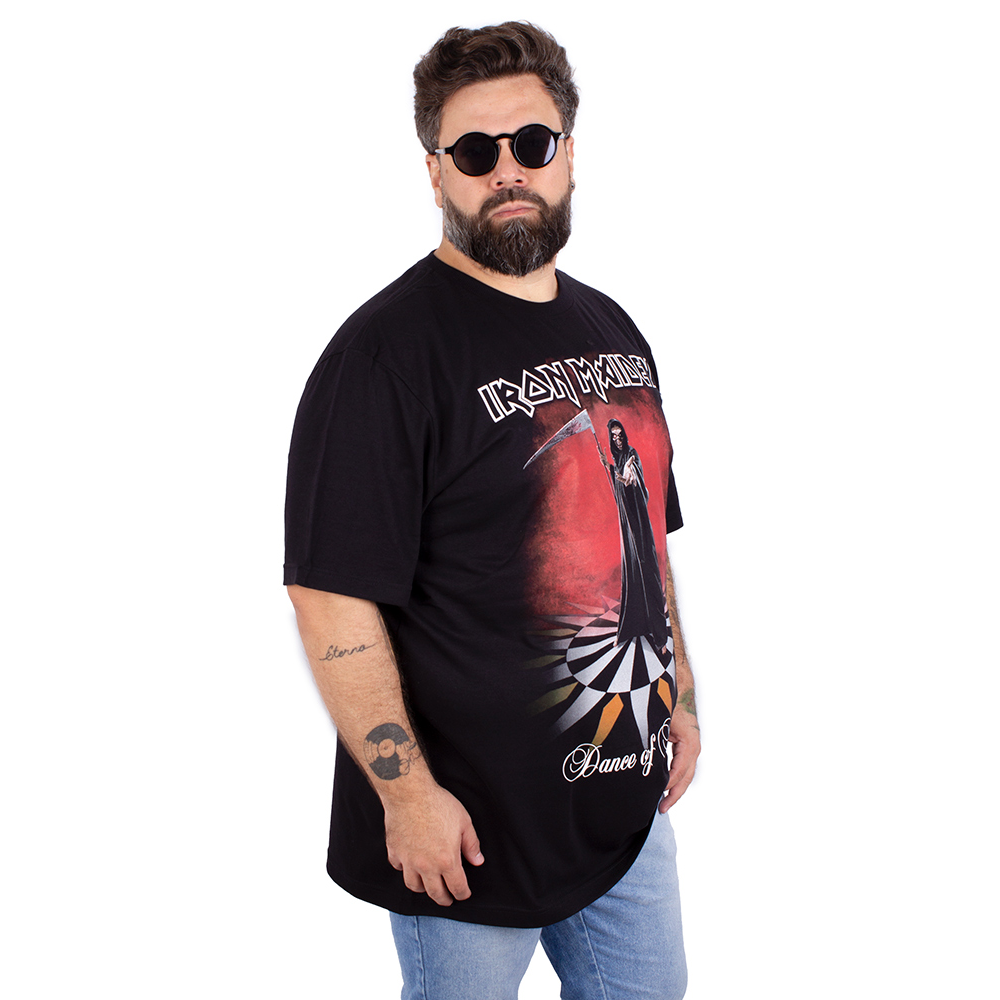 Camiseta Plus Size Iron Maiden Dance of Death Preta - Art Rock