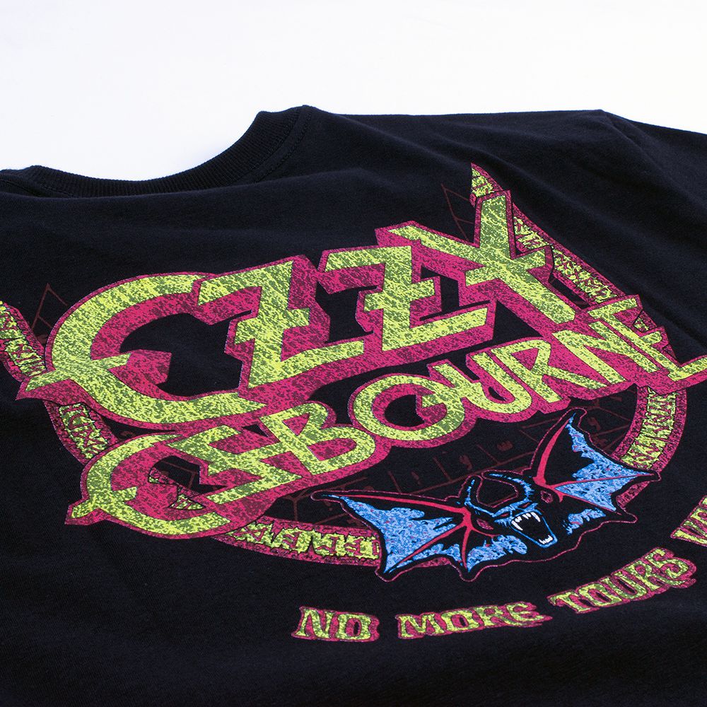 Camiseta Plus Size Ozzy Osbourne No More Tour Preta - Art Rock