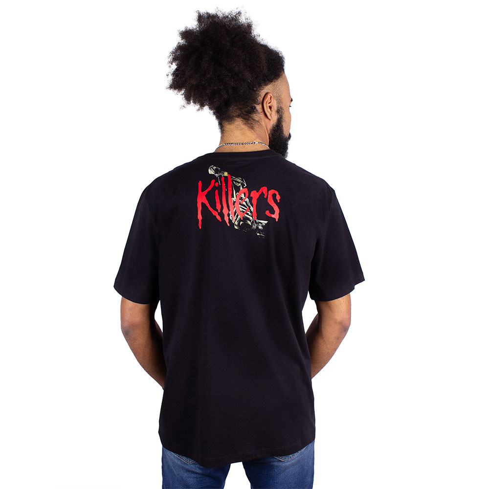 Camiseta Iron Maiden Killers Preta Viva a Vida com Arte Viva com Art Rock