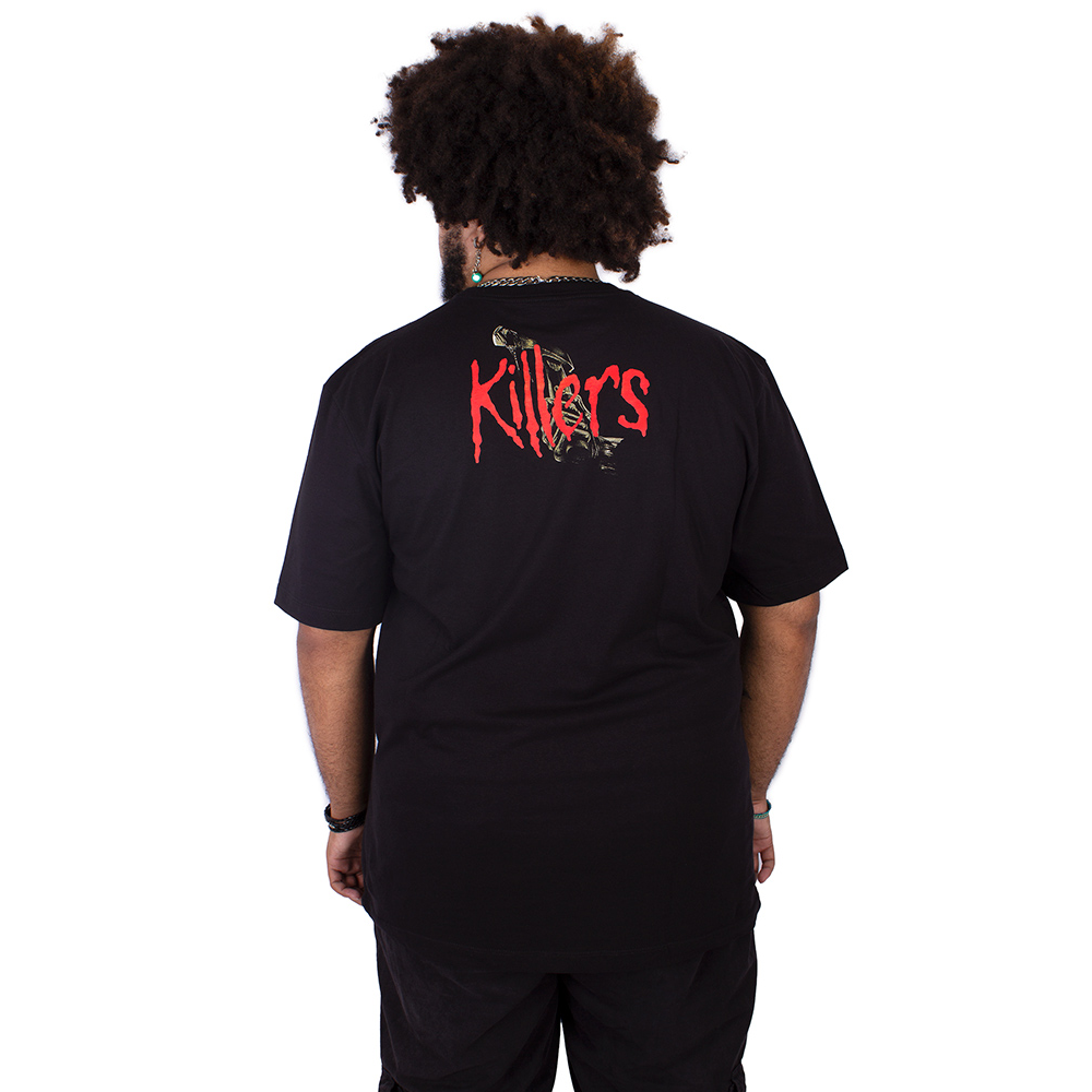 Camiseta Plus Size Iron Maiden Killers Preta - Art Rock Camisetas