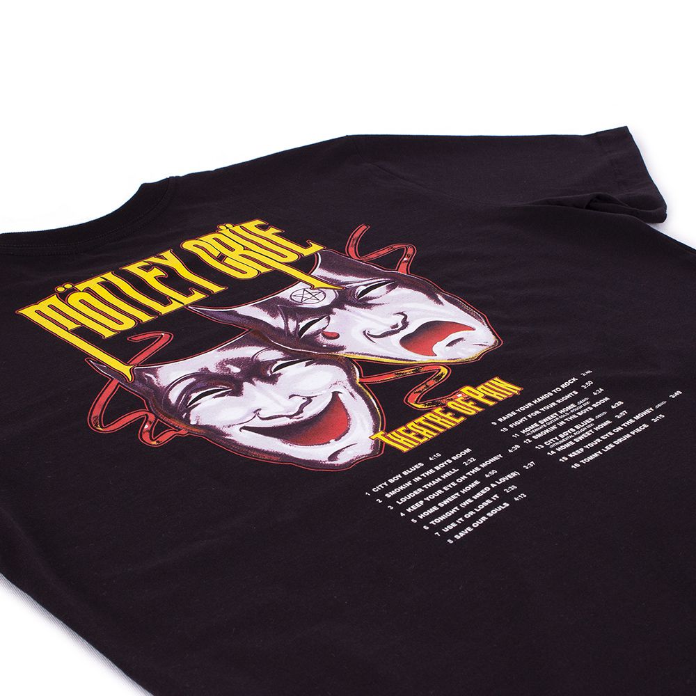 Camiseta Mötley Crüe Preta - Oficial - Art Rock Camisetas - Desde 1992