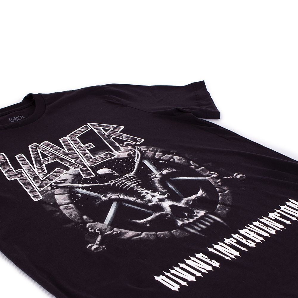 SLAYER divine intervention Tシャツ Camiseta Slayer Divine Intervention Preta - Oficial - Art Rock