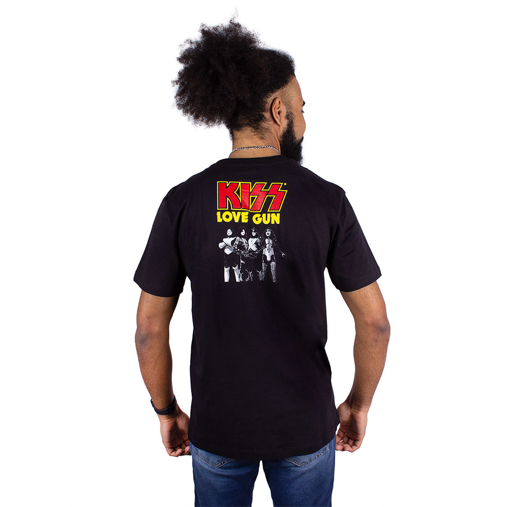 Camiseta Kiss Love Gun Preta Oficial - Art Rock Camisetas - Desde 1992