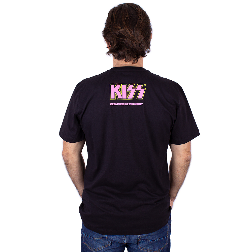 Camiseta Kiss Creature Of The Night Preta Oficial - Art Rock