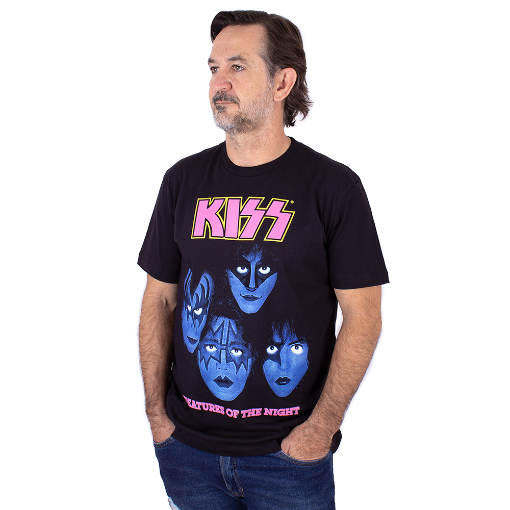 Camiseta Kiss Creature Of The Night Preta Oficial - Art Rock