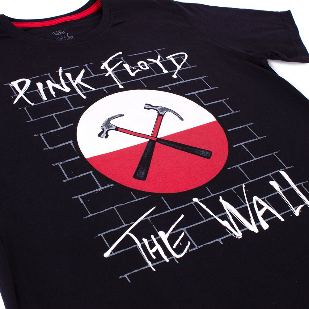 Camiseta Pink Floyd The Wall Preta Oficial - COMEÇOU A BLACK ROCK