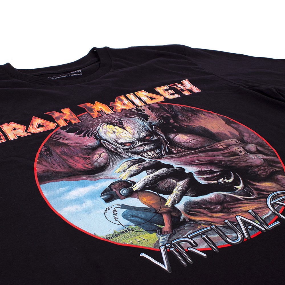 Camiseta Iron Maiden Virtual XI Preta - Oficial - Art Rock