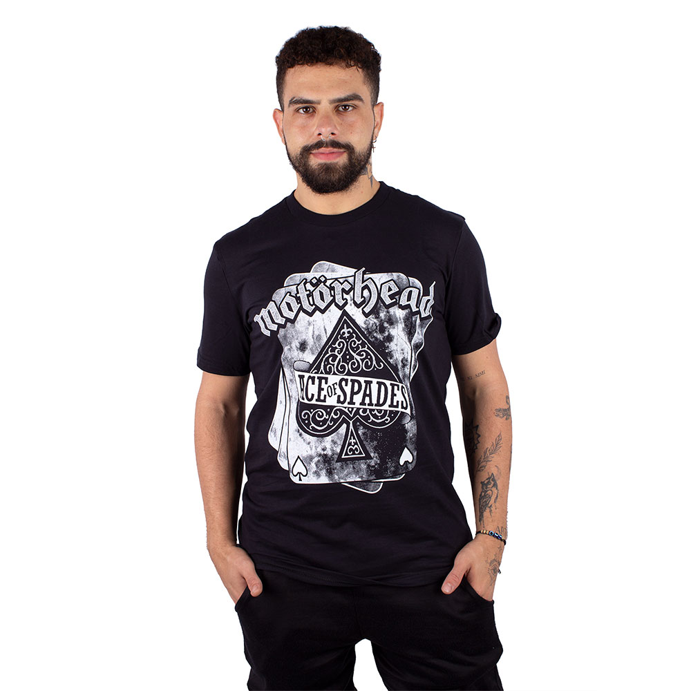 Camiseta Motorhead Ace Of Spades Preta Oficial - Art Rock