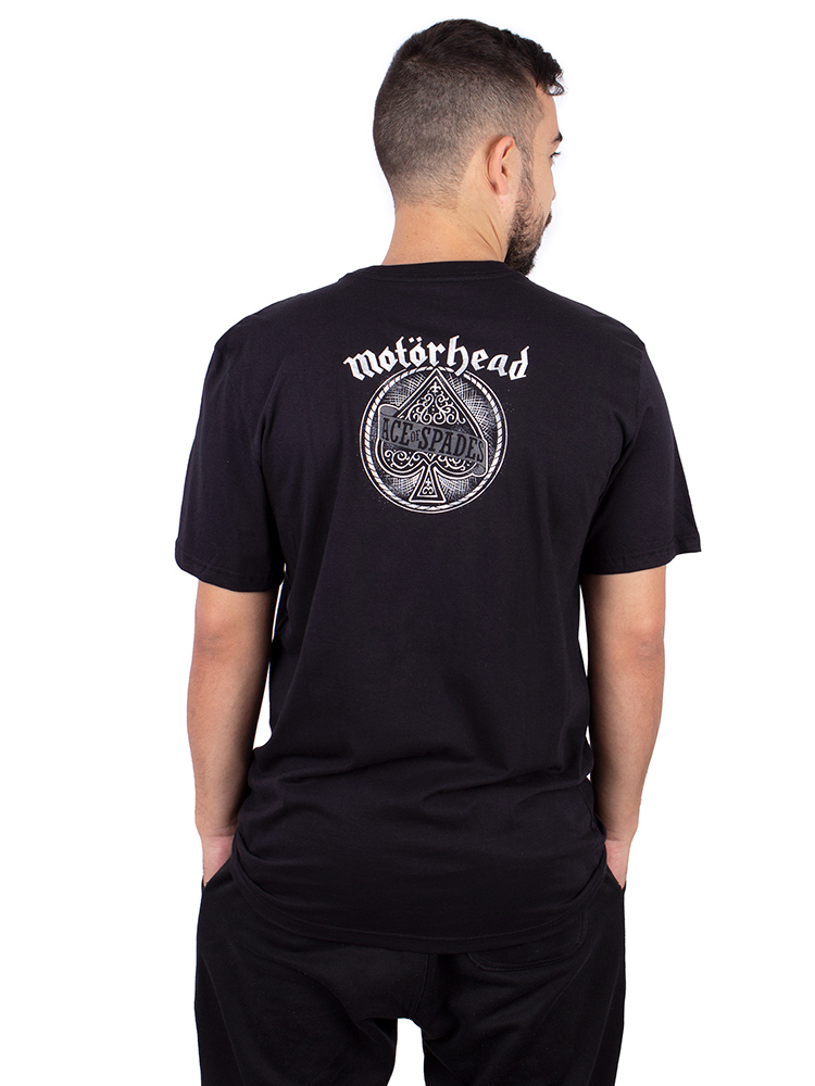 Camiseta Motorhead Ace Of Spades Preta Oficial - Art Rock