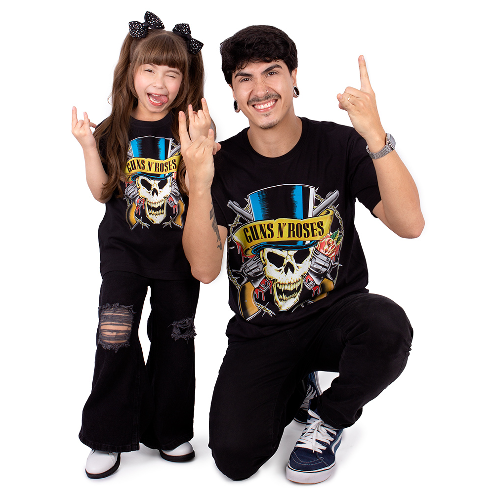 Tal Pai Tal Filho Camiseta Guns N' Roses Oficial - Art Rock