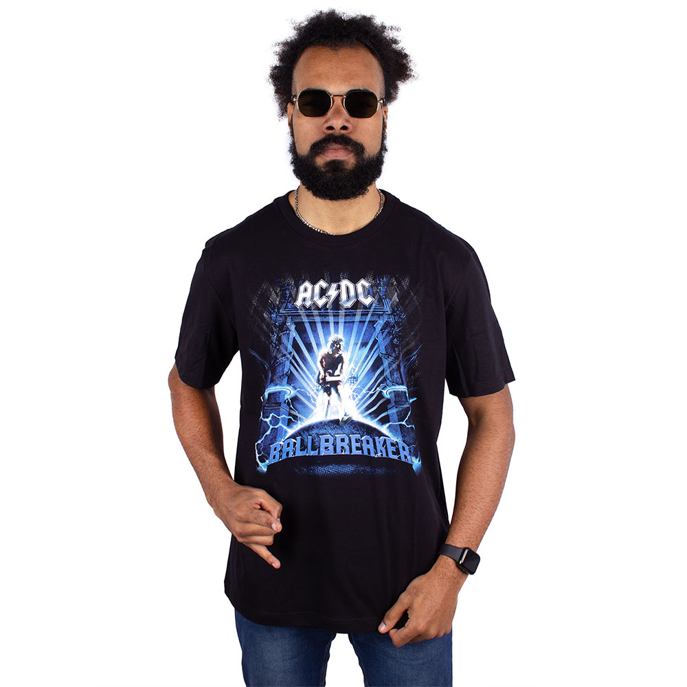 Camiseta ACDC Ballbreaker Preta Oficial - Art Rock Camisetas