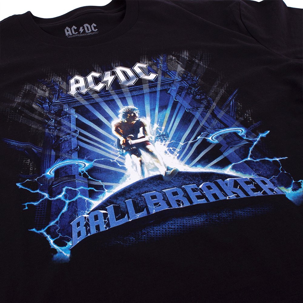 Camiseta ACDC Ballbreaker Preta Oficial - Art Rock Camisetas
