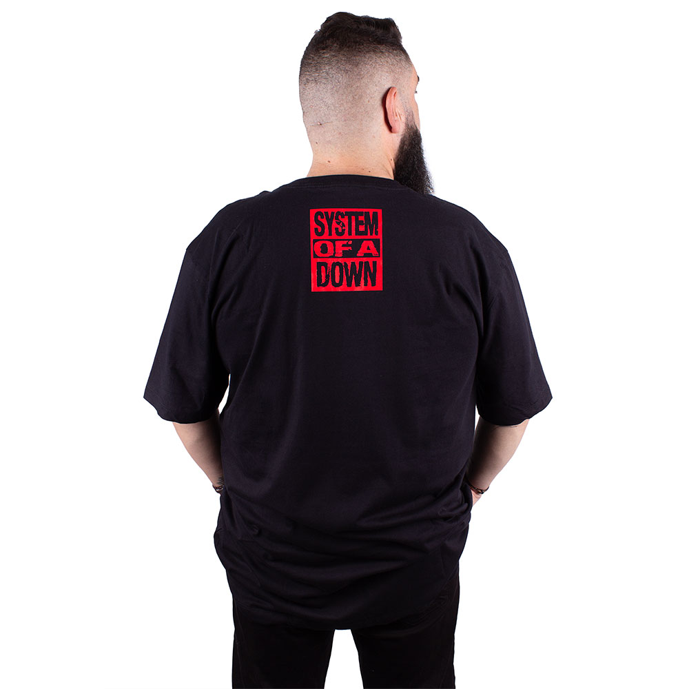 Camiseta Plus Size System Of A Down Toxicity Preta Oficial - Art