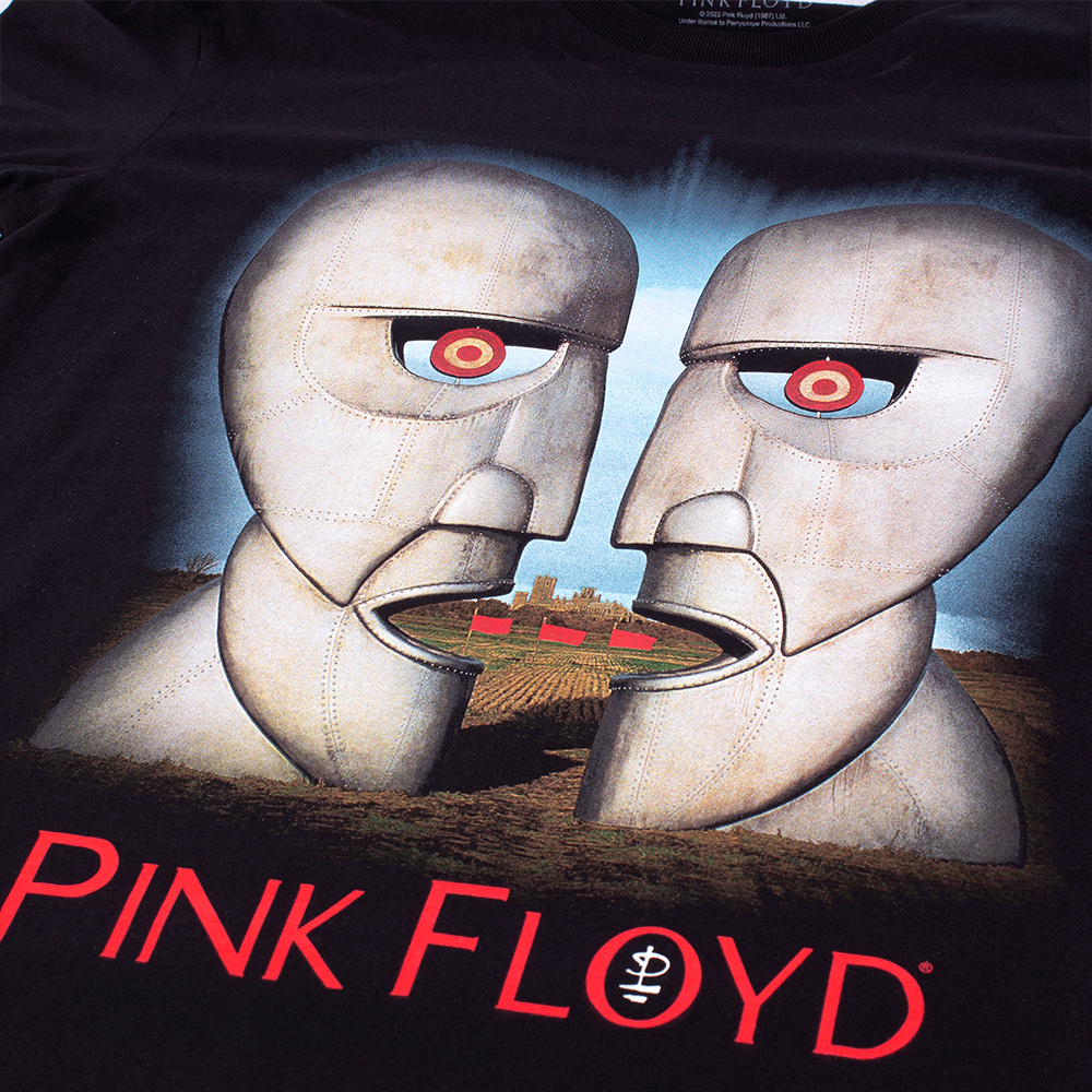 Camiseta Plus Size Pink Floyd The Division Bell Preta Oficial