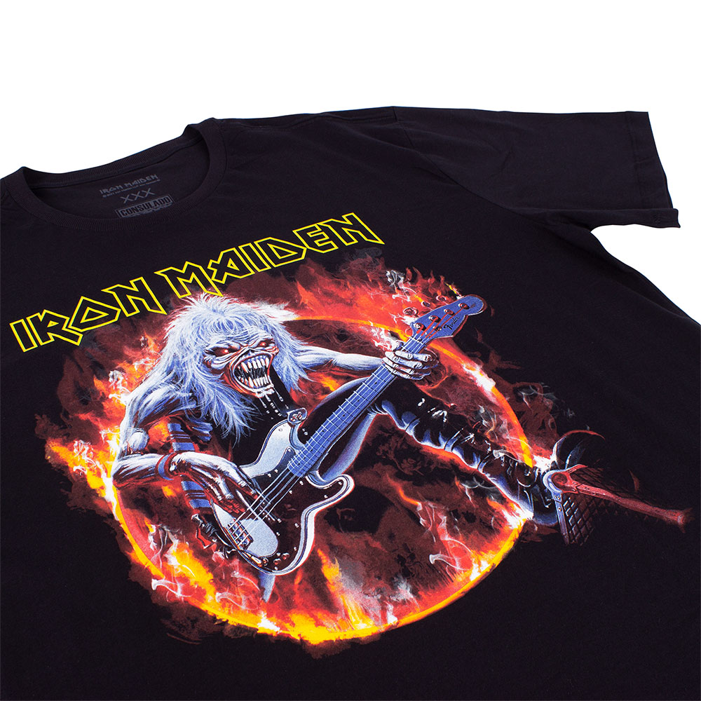 Camiseta Plus Size Iron Maiden A Real Live Dead One Preta - Art