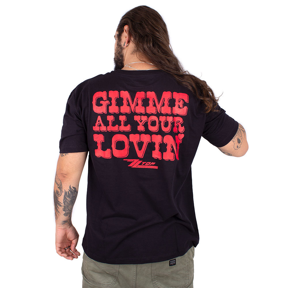 Camiseta ZZ Top Gimme All Your Love Preta Oficial - Art Rock