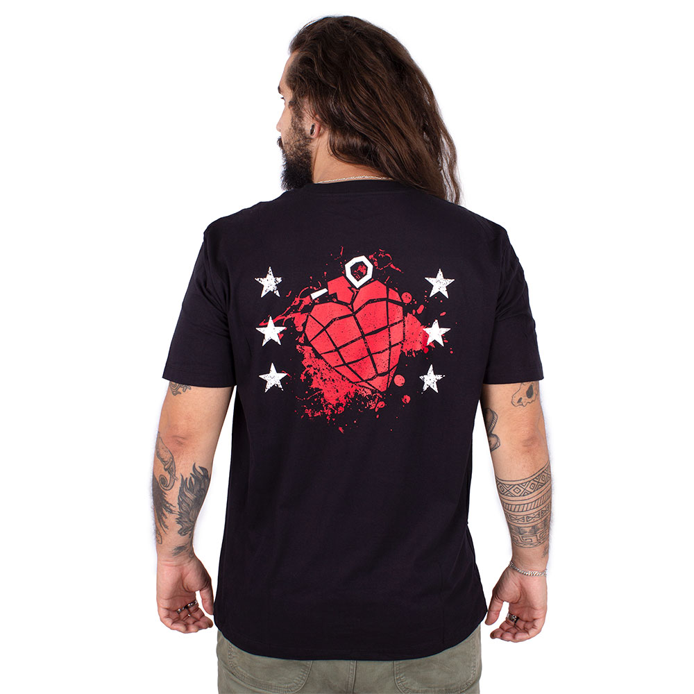 Camiseta Plus Size Green Day American Idiot Preta Oficial - Art