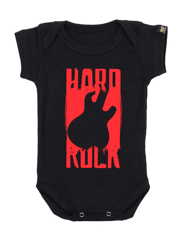 Body Bebe Hard Rock Preto Viva a Vida com Arte Viva com Art Rock