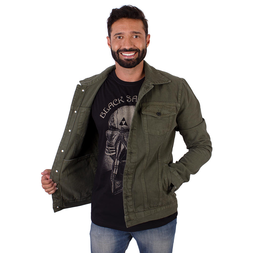 Moda Masculina Jaqueta Verde Militar Masculina Renner Casaco