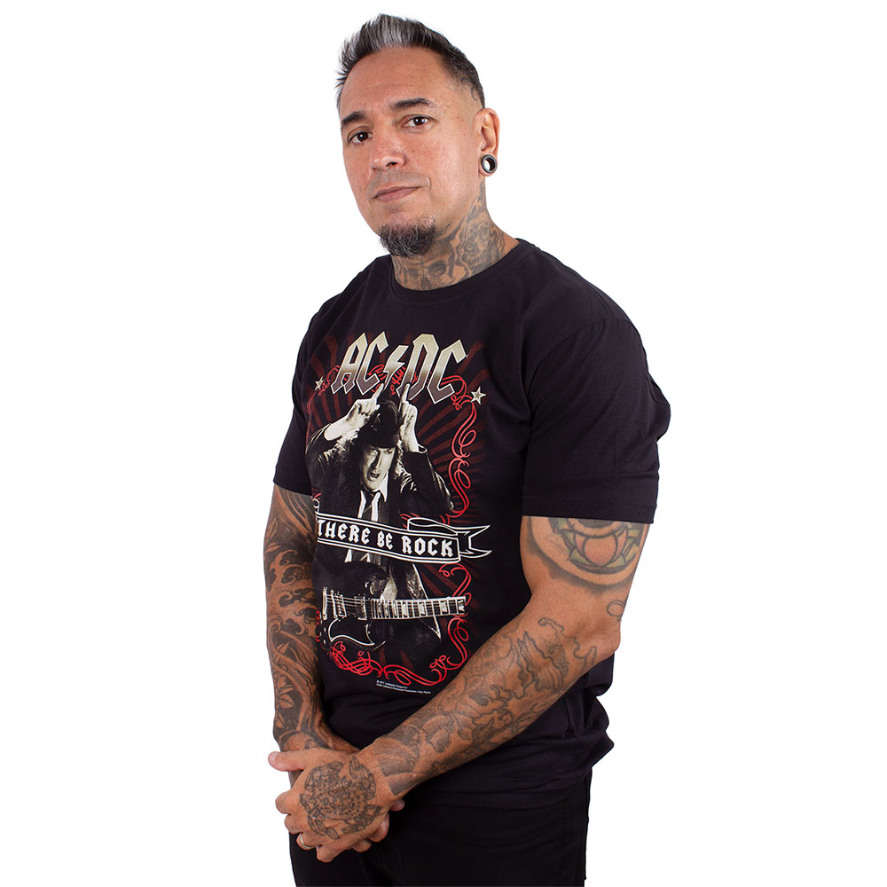 Camiseta ACDC Let There Be Rock Preta Oficial - Art Rock